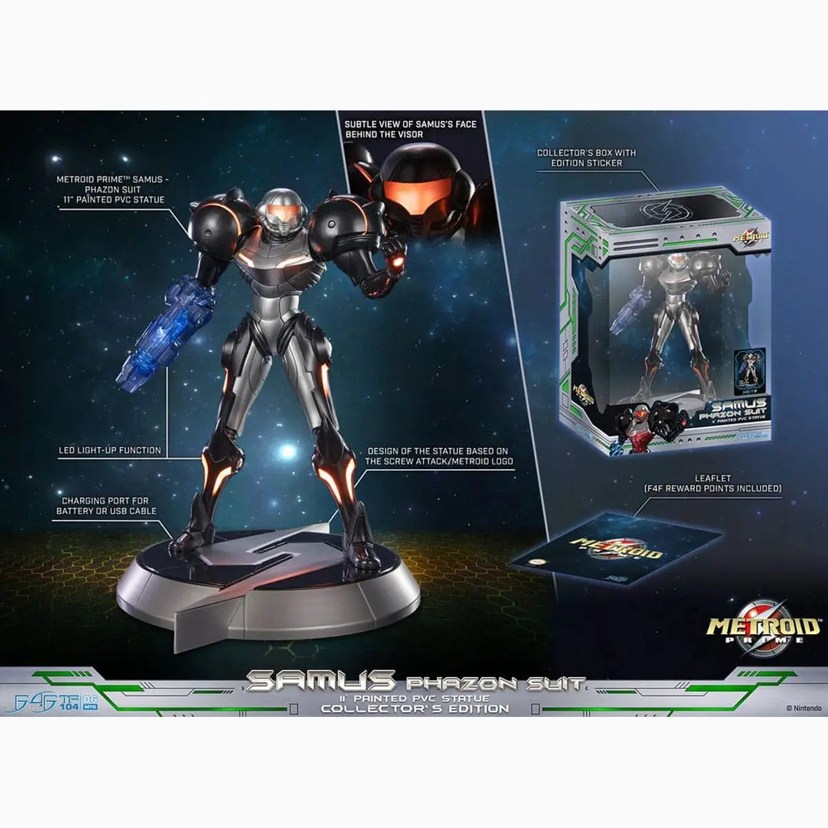 Metroid Prime statuette PVC Samus Phazon Suit Collector´s Edition 28 cm - Image 3