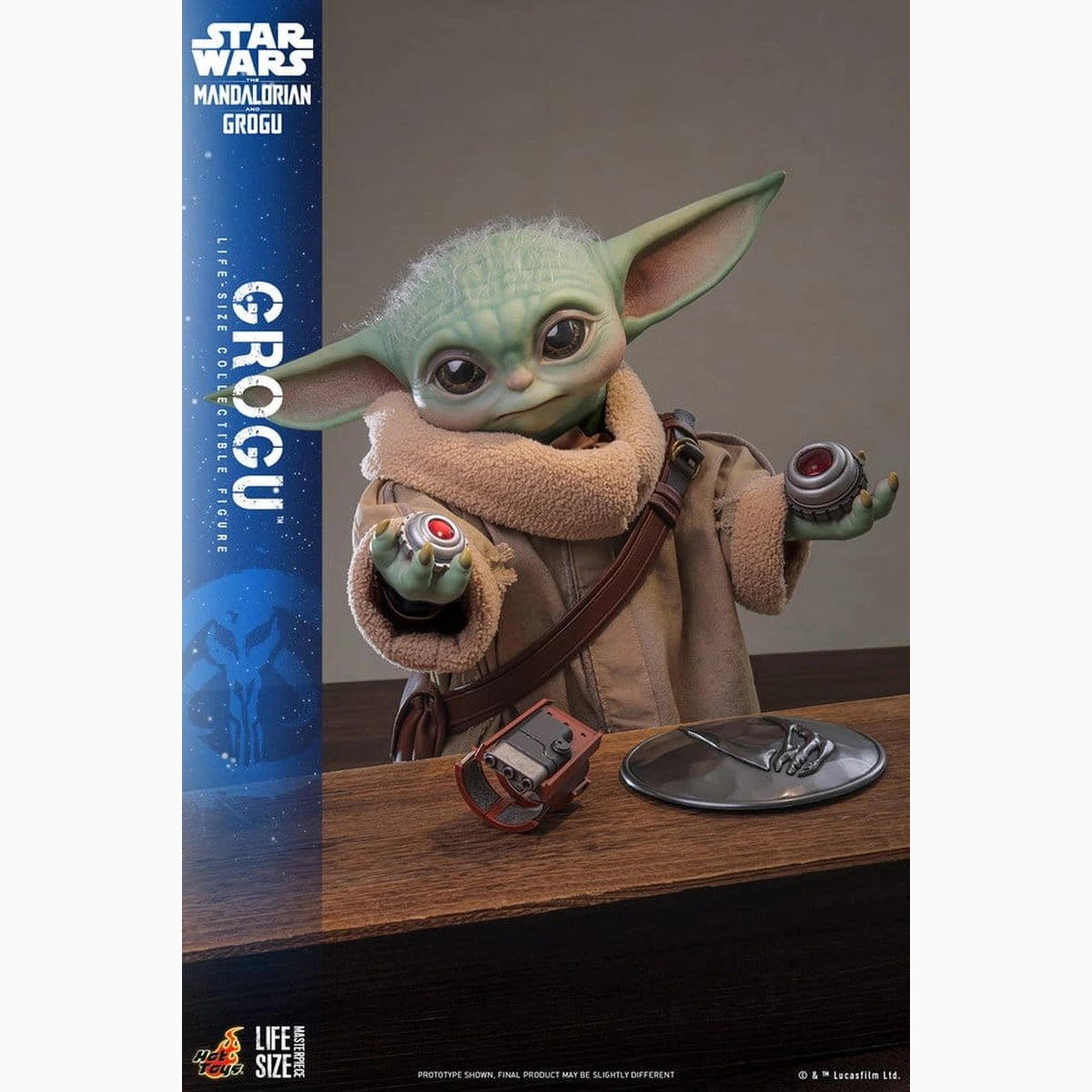 Star Wars: The Mandalorian & Grogu figurine taille réelle Grogu 38 cm - Image 4