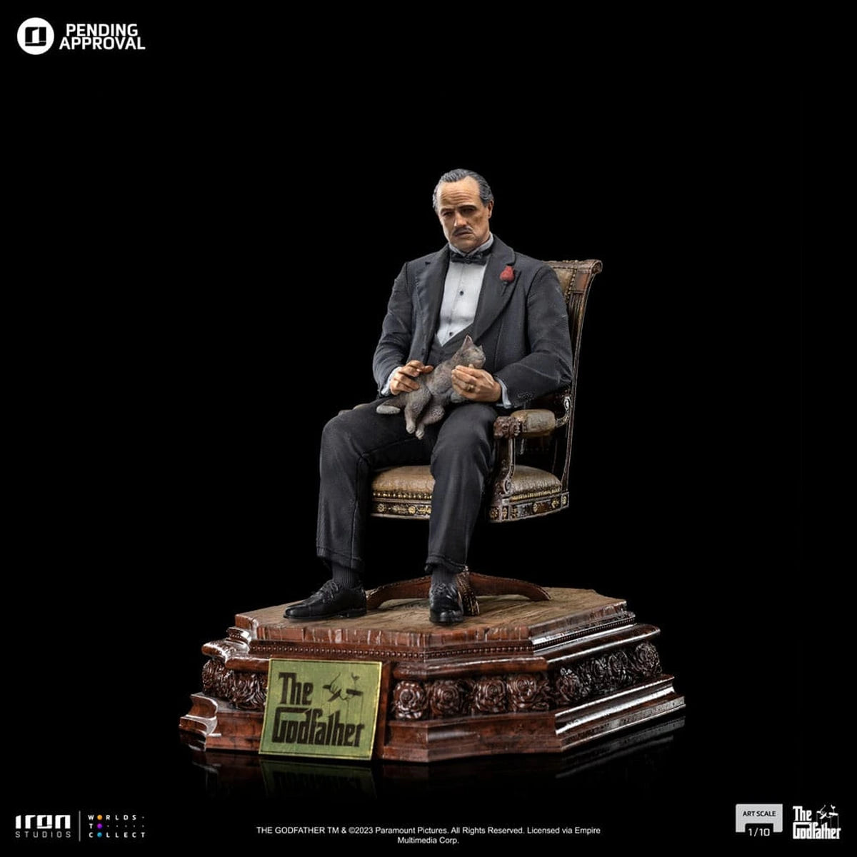 Le Parrain statuette 1/10 Art Scale Don Vito Corleone 19 cm - Image 3
