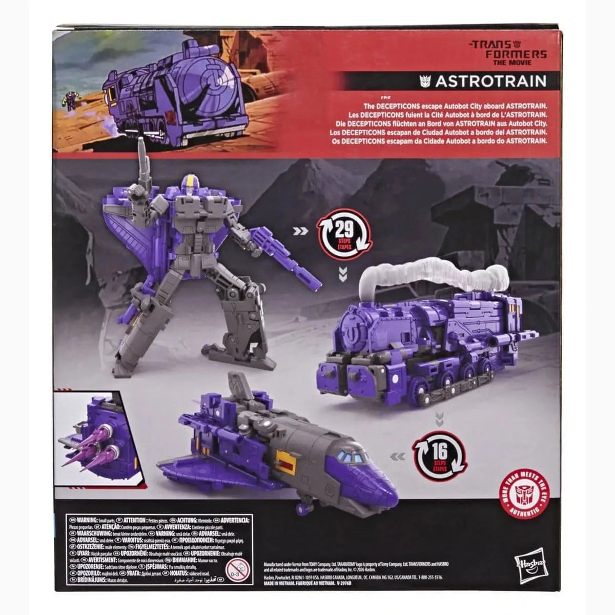 The Transformers: The Movie Studio Series Leader Class figurine Astrotrain 17 cm - Image 3