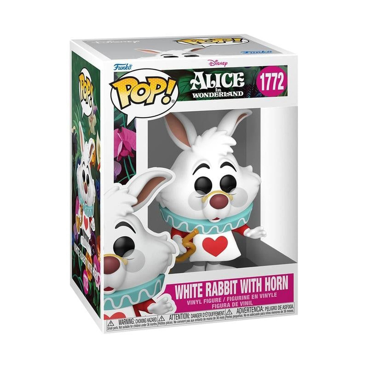 Disney Pop Alice In Wonderland White Rabbit Horn - Image 1