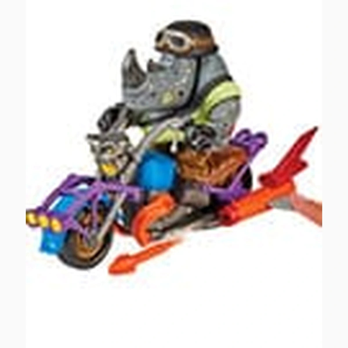 Tortues Ninja Figurine avec véhicule Rocksteady & Chopper 12 cm - Image 2
