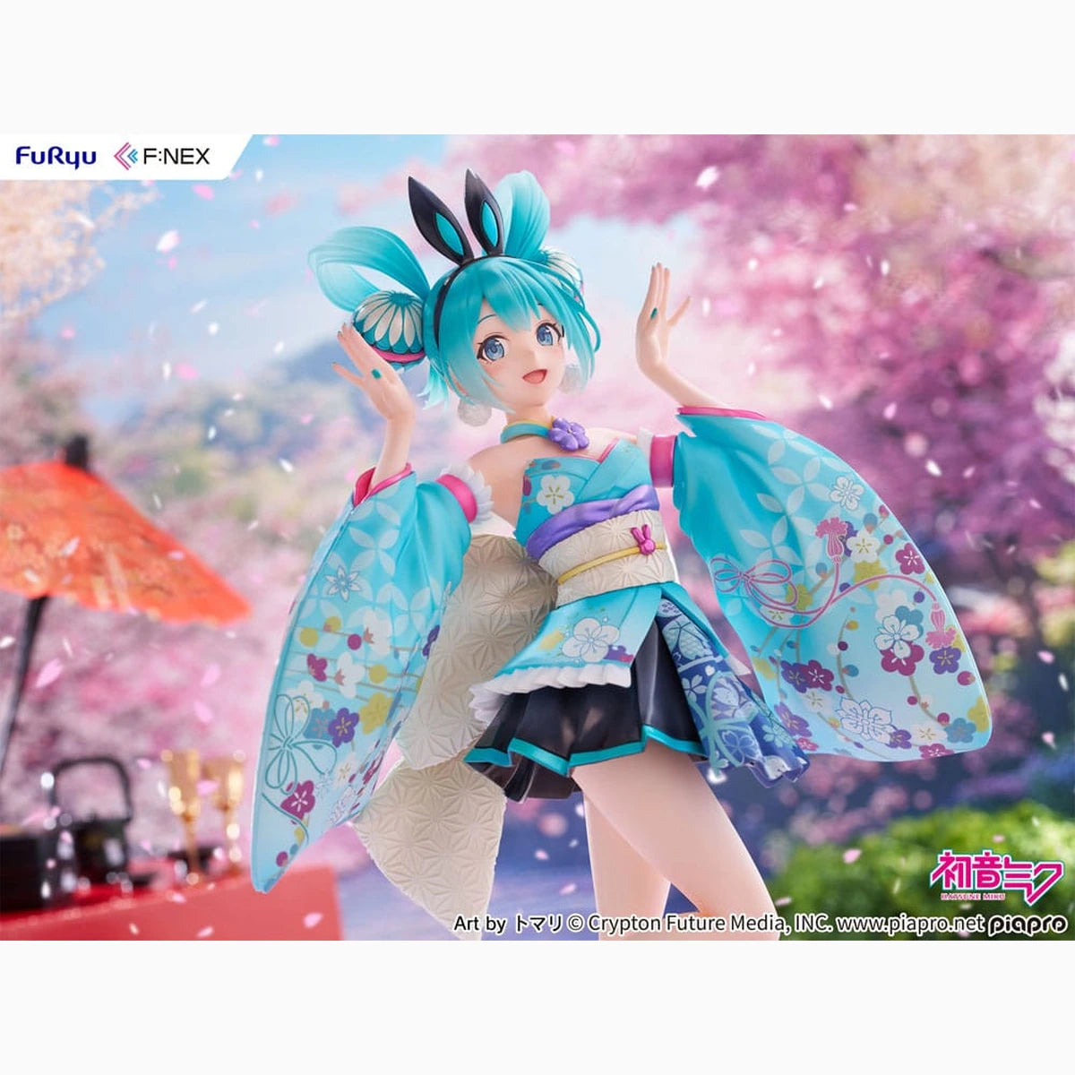 Hatsune Miku F:NEX statuette PVC 1/7 Hatsune Miku Wa-bunny 27 cm - Image 6