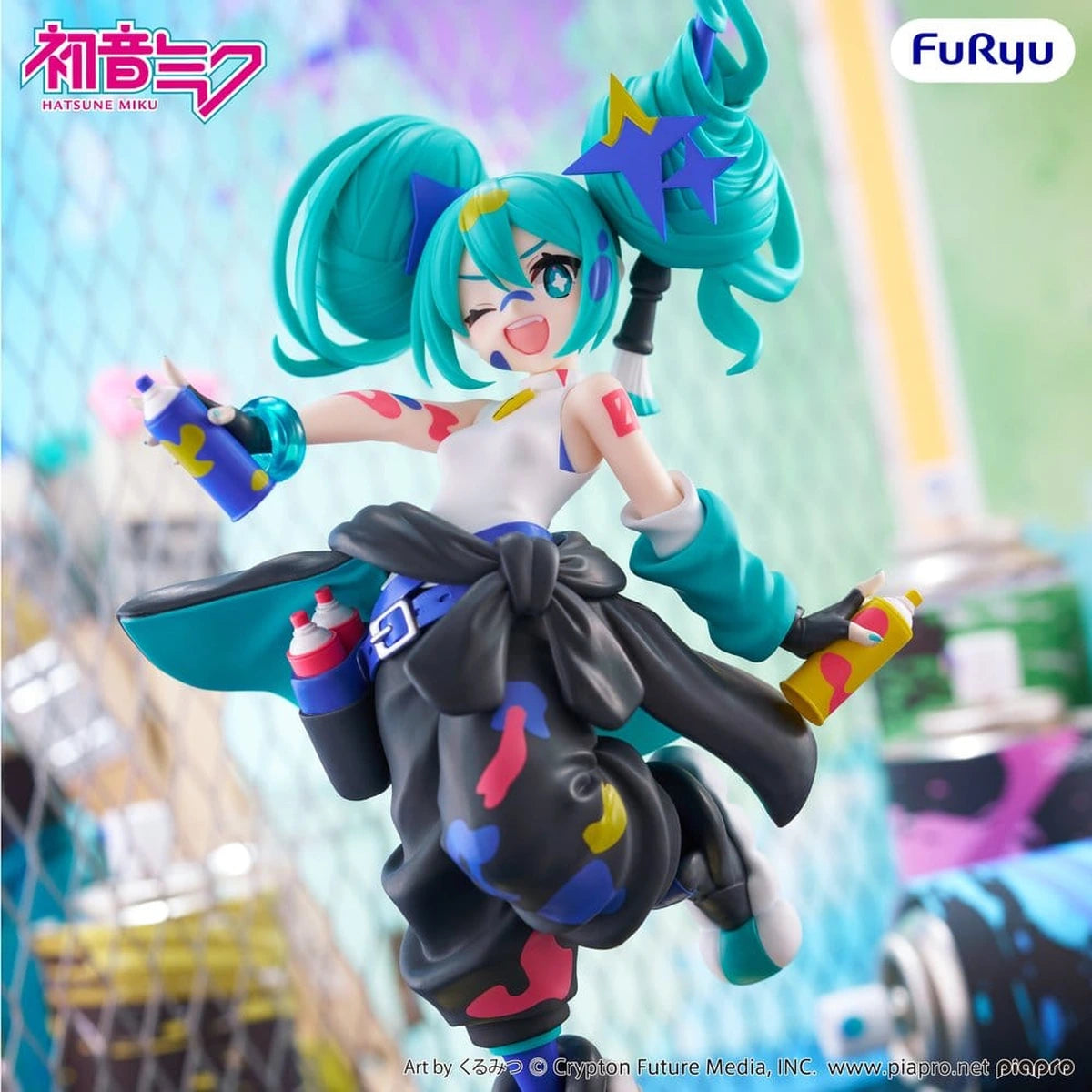 Hatsune Miku statuette PVC Muchute Paint Girl Another Color Ver. 23 cm - Image 6