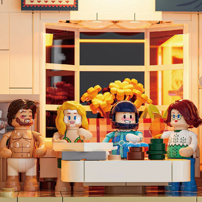 Lumibricks Retro House 10011 Spa Cabin - Image 3