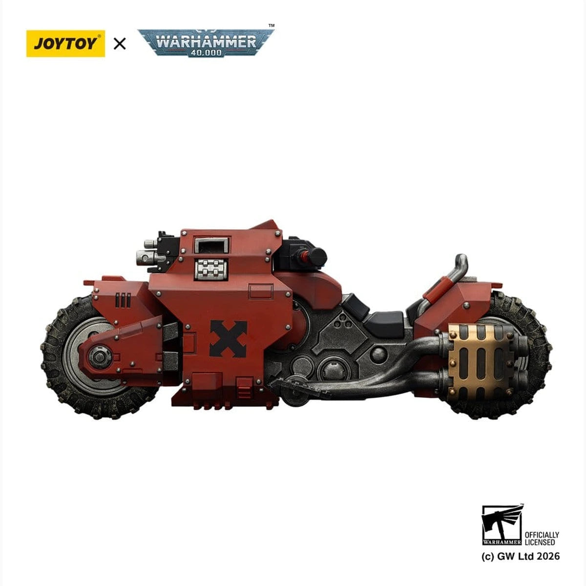 Warhammer 40,000 Raider-pattern Combat Bike Blood Angels with twin-linked bolt rifles 22 cm - Image 1