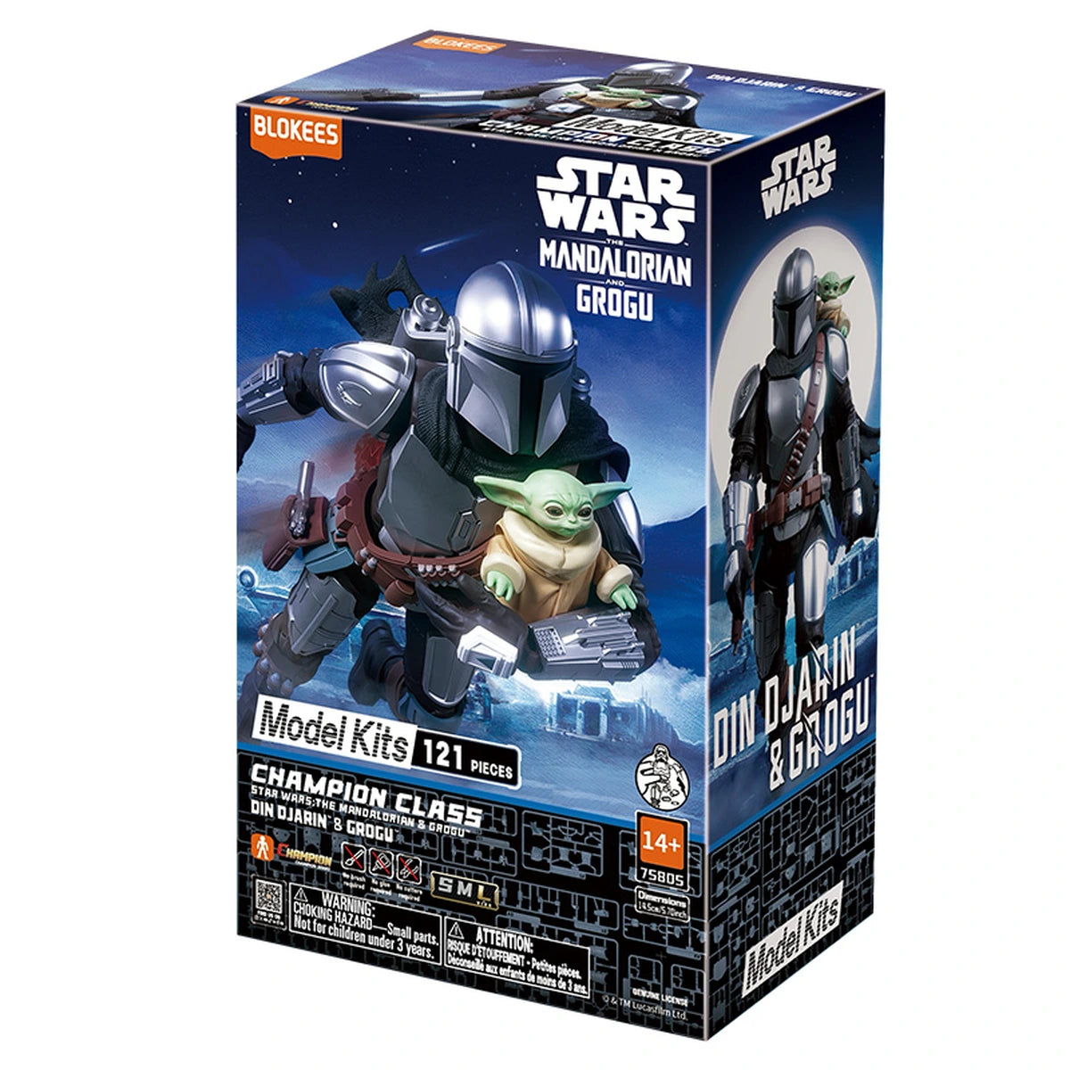 Star Wars Blokees Mandalorian Champion Class 05 Din Djarin And Grogu - Image 1