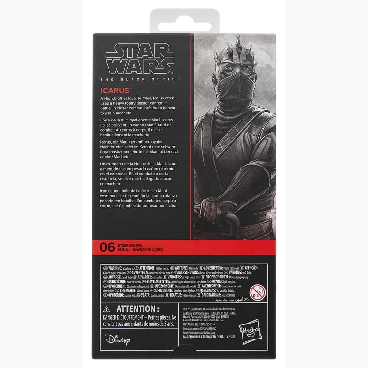 Star Wars: Maul – Shadow Lord Black Series figurine Icarus 15 cm - Image 5