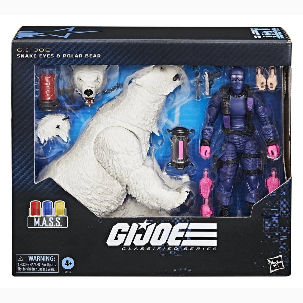 GI Joe Classified Series Figurine Snake Eyes with Polar Bear 15 cm - Image 4
