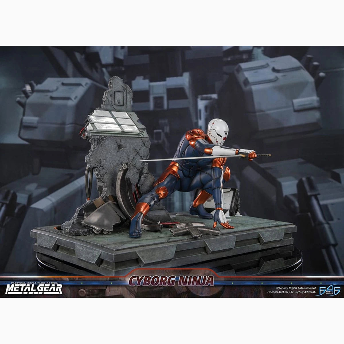 Metal Gear Solid statuette Cyborg Ninja (Gray Fox) 41 cm - Image 6