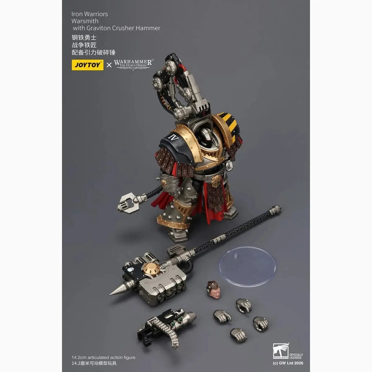 Warhammer The Horus Heresy figurine Iron Warriors Warsmith 14 cm - Image 3