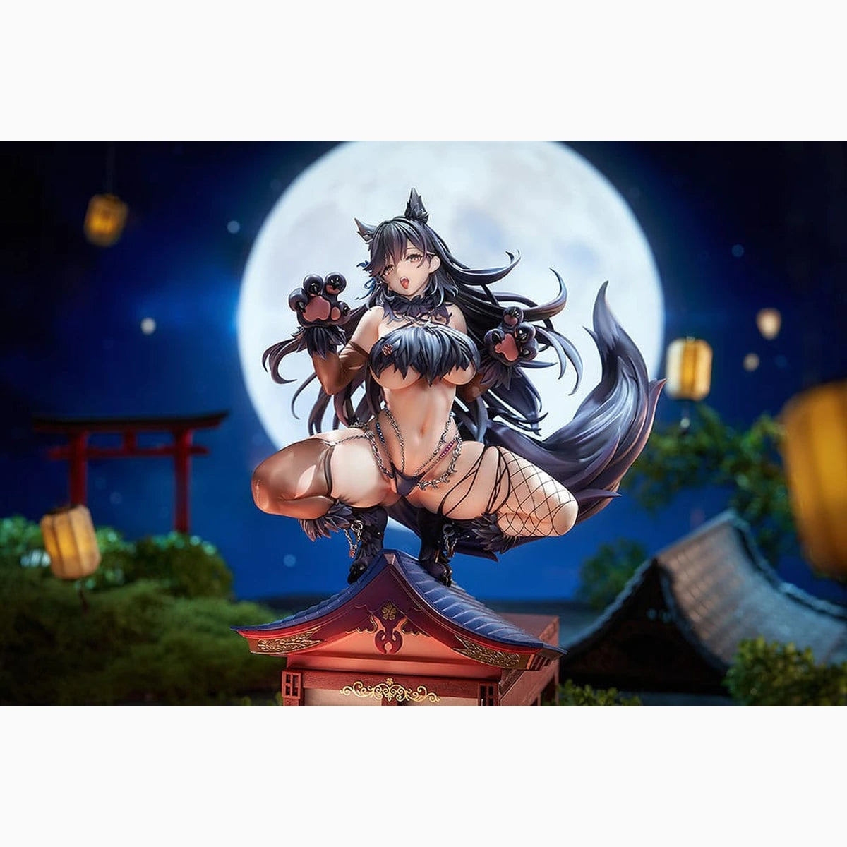 Azur Lane statuette PVC 1/7 Atago: Full Moon's Feral Wolf Ver. 24 cm - Image 4