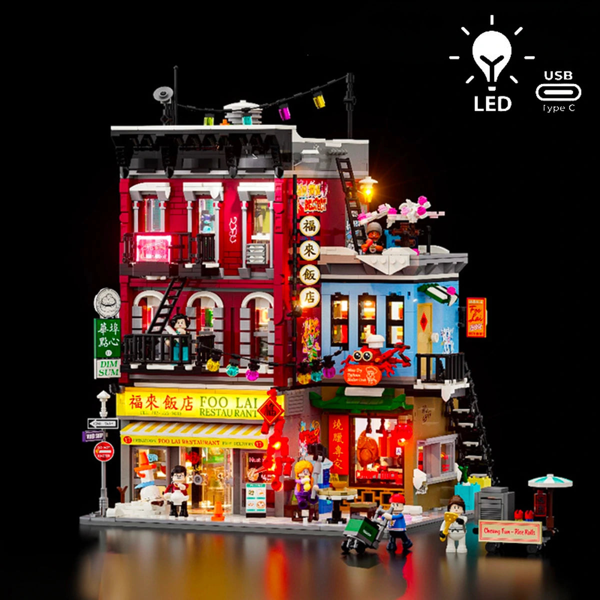 Lumibricks Street Fusion 19018 Chinatown Restaurant - Image 1