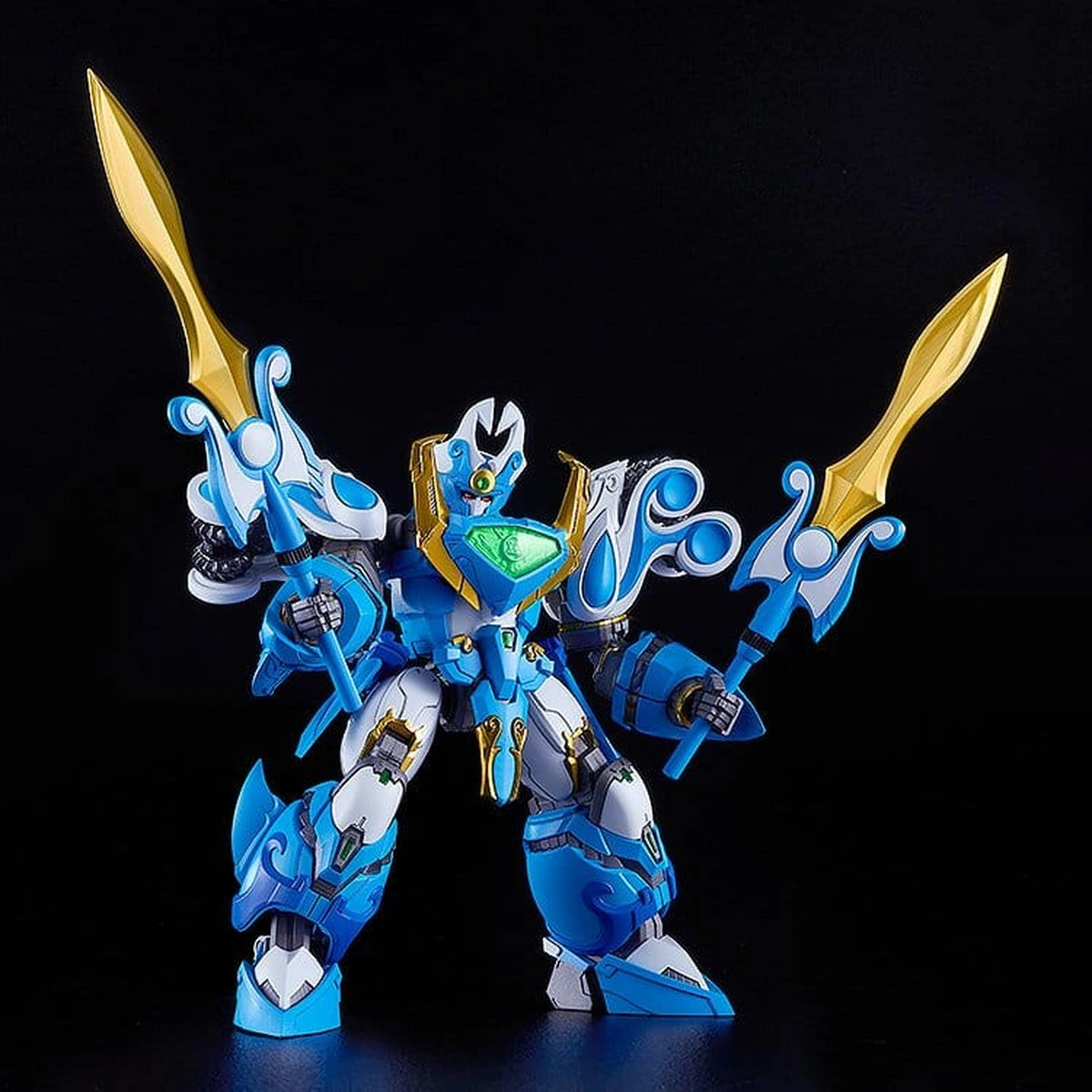 Mado King Granzort Plastic Model Kit Moderoid King's Style Aquabeat Gold Edition 18 cm - Image 7