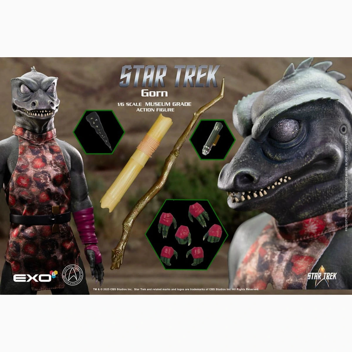 Star Trek figurine 1/6 Gorn 31 cm - Image 3