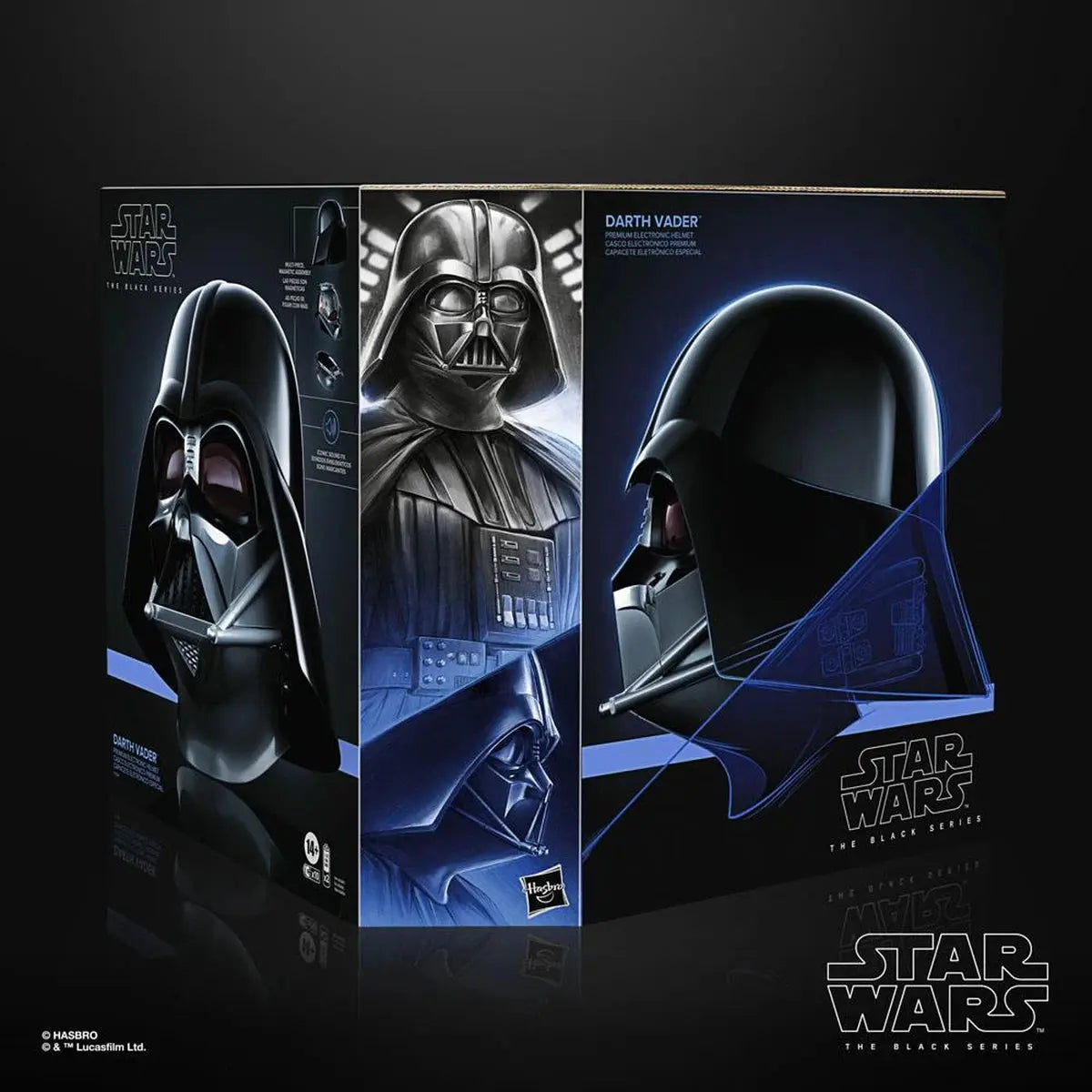 Star Wars: Obi-Wan Kenobi Black Series casque électronique Darth Vader - Image 4