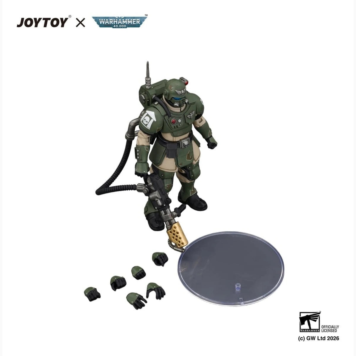 Warhammer figurine Astra Militarum Kasrkin 2 with Flamer - Image 6