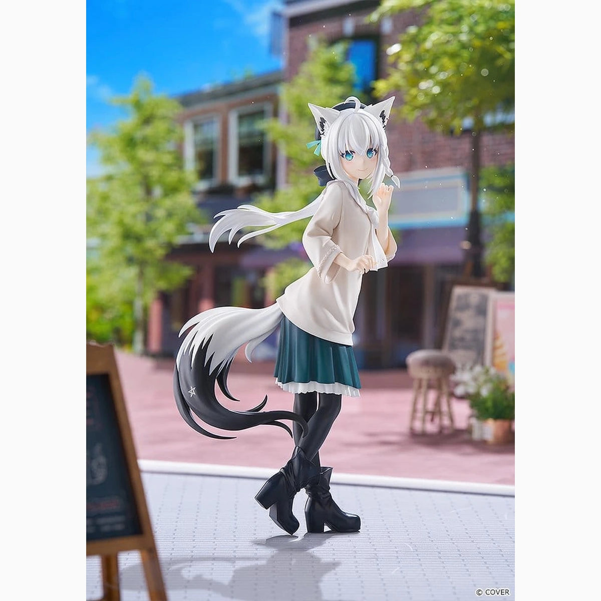 Hololive Production G.S. Collection figurine PVC 1/7 Shirakami Fubuki: Date Style - Casual Outfit Ver. 22 cm - Image 4