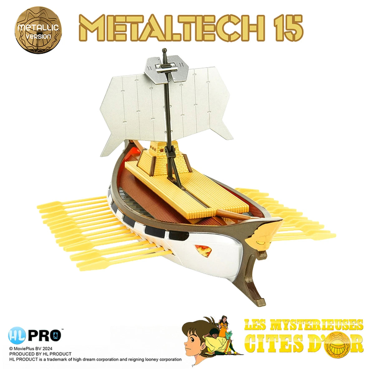 Les Mysterieuses Cites D'Or Metaltech 15 Solaris Metallic Boite Fr - Image 4