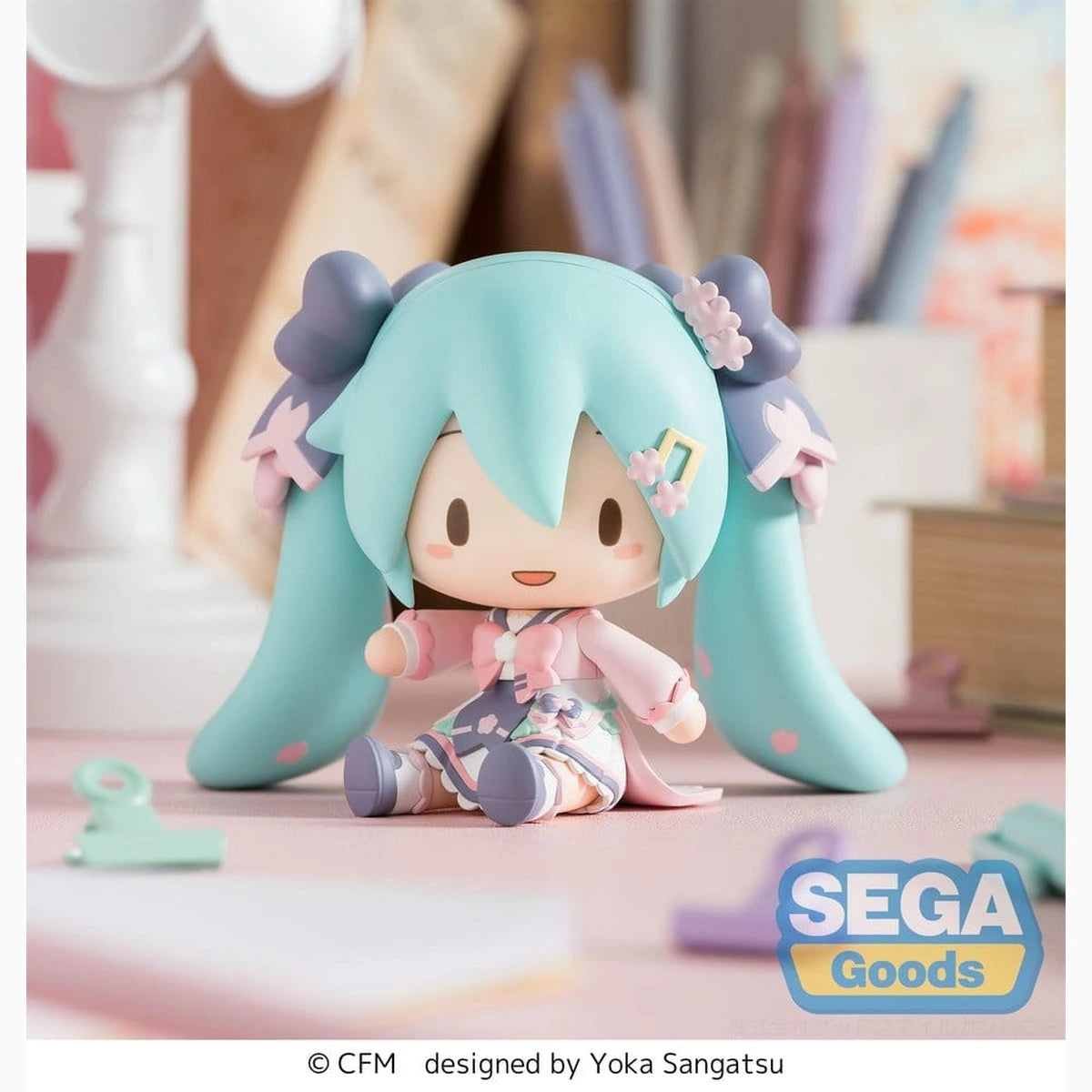Hatsune Miku figurine fuwa petit Chibi "New Semester" 8 cm - Image 3