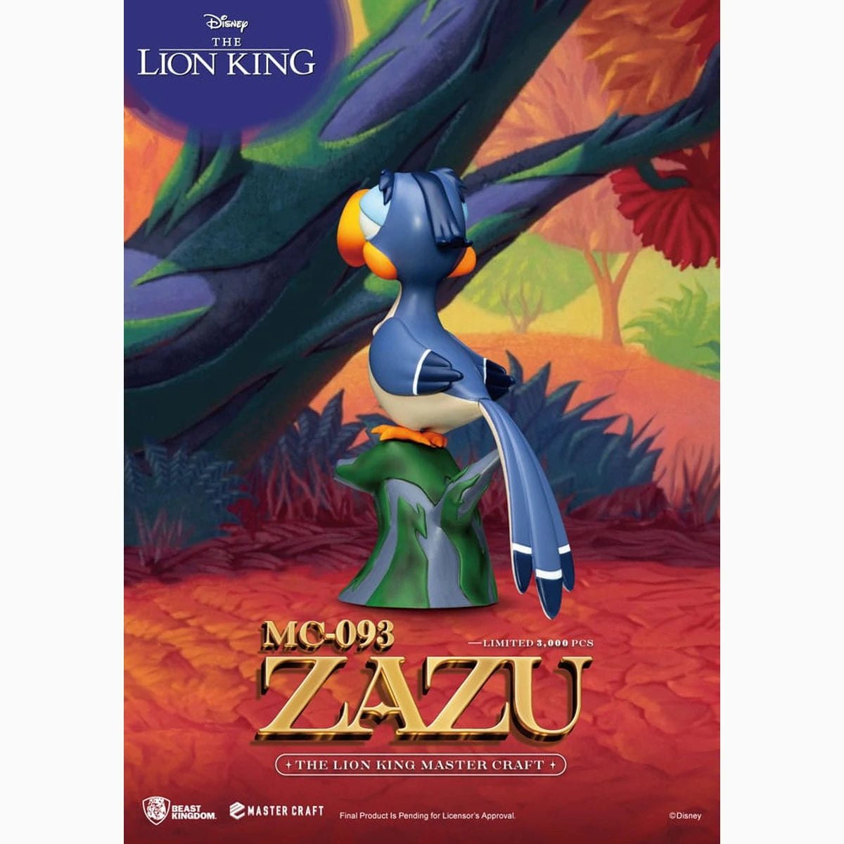 Disney statuette Master Craft Le Roi Lion Zazu 20 cm - Image 4