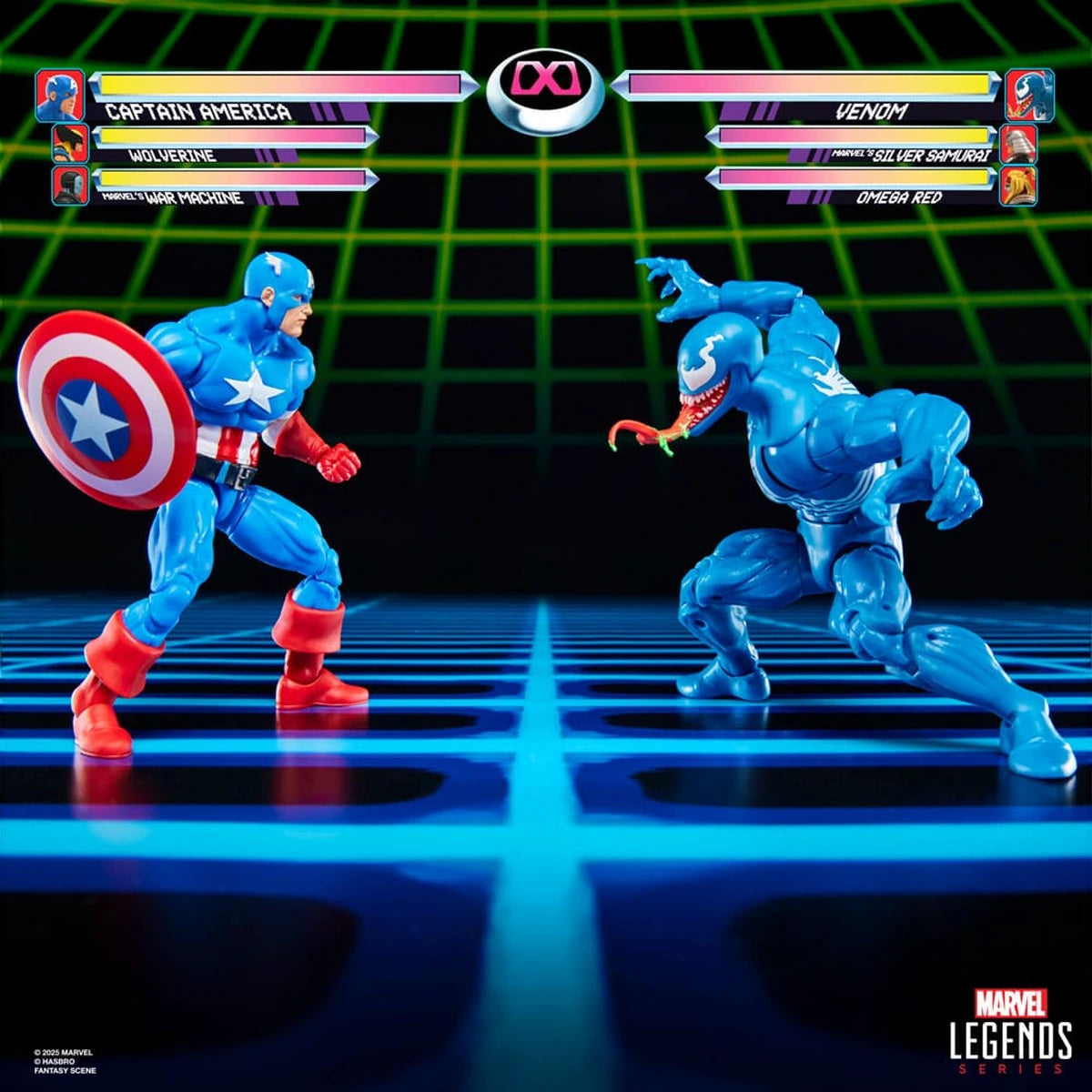 Marvel Legends Gamerverse pack 2 figurines Captain America vs. Venom 15 cm - Image 1