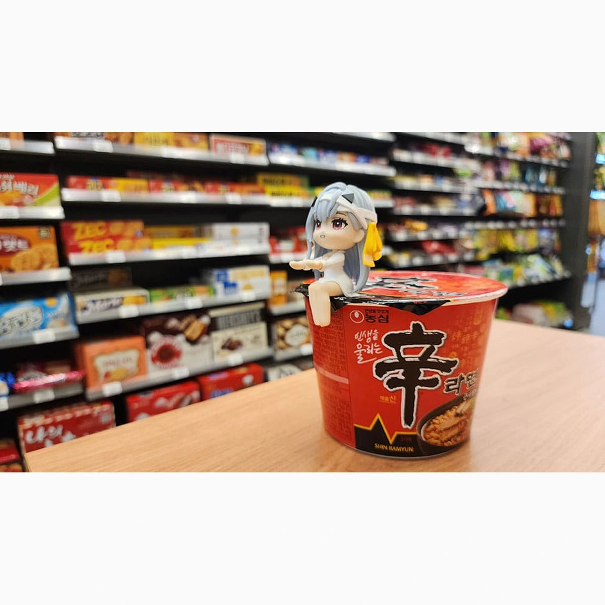 Goddess of Victory: Nikke statuette PVC Cup Noodle Holder Modernia 8 cm - Image 5