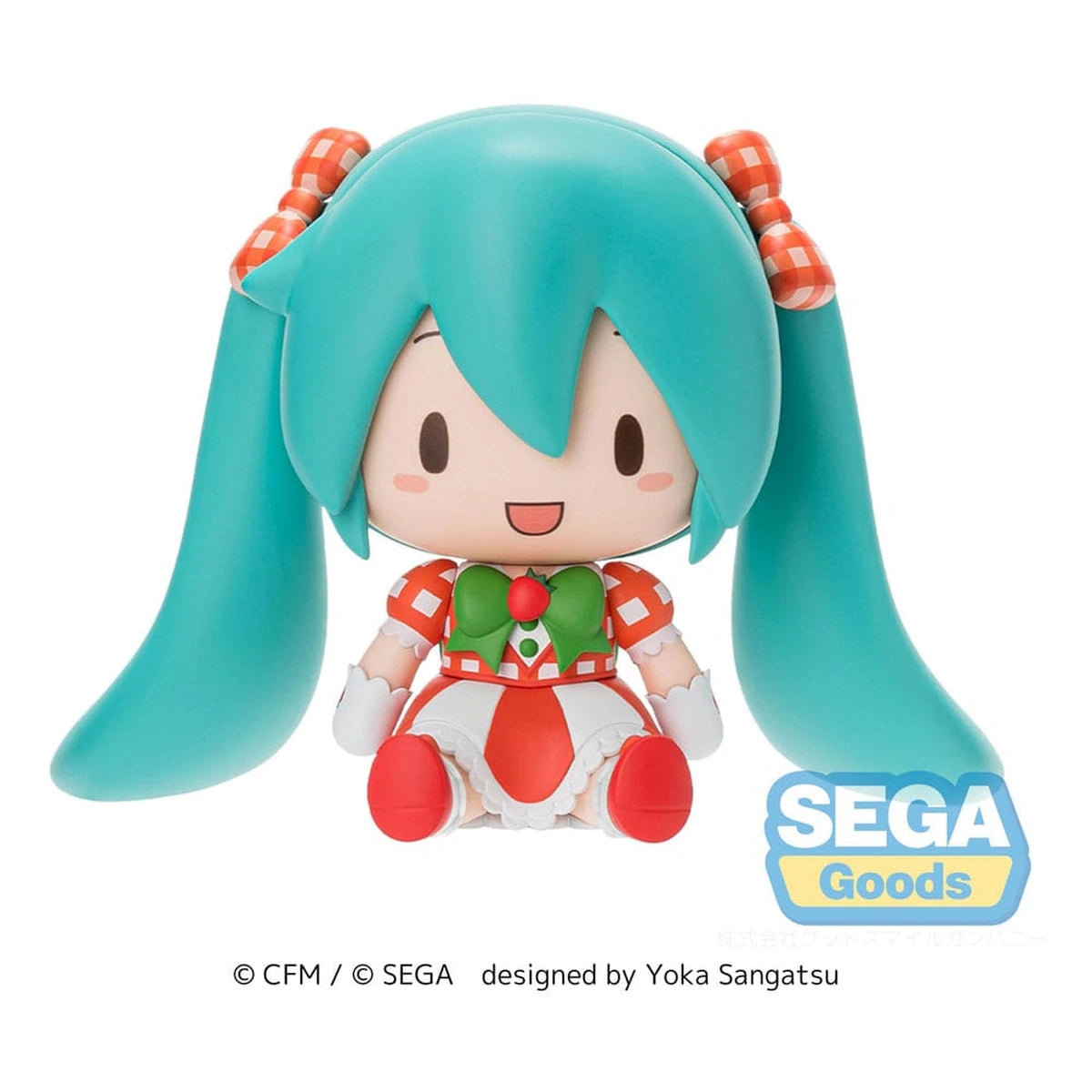 Character Vocal Series 01: Hatsune Miku figurine Fuwa Petit Chibi Hatsune Miku x Love and Berry Dress Up and Dance! Lovely Strawberry 8 cm - Image 3