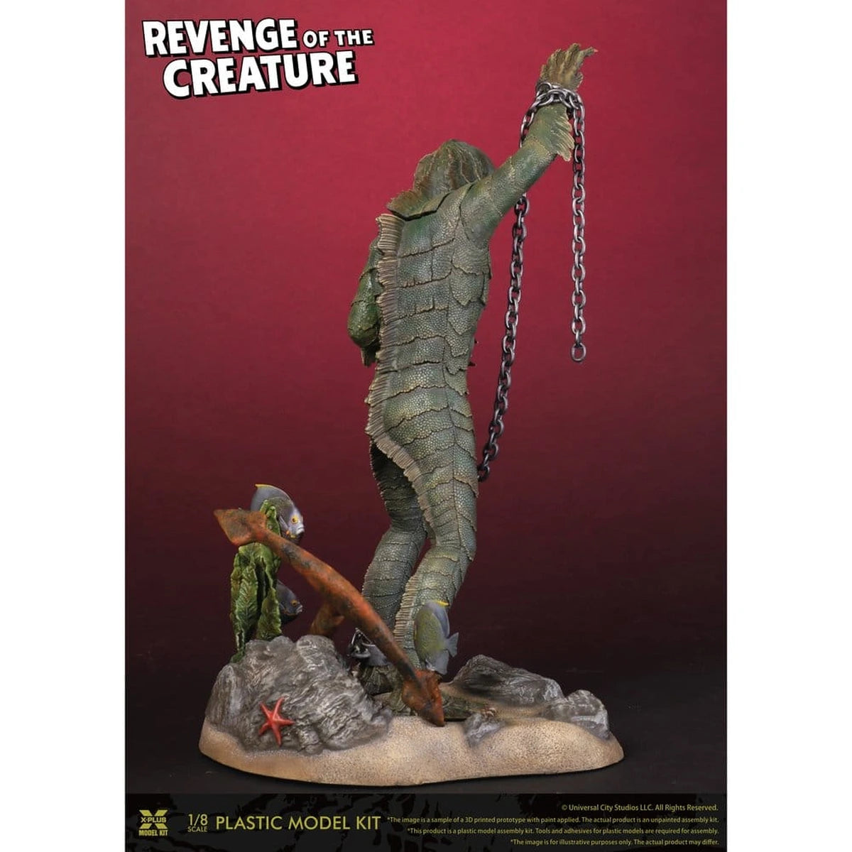 Revenge of the Creature figurine Plastic Model Kit 1/8 Revenge of the Creature 28 cm (Reproduction) - Image 4