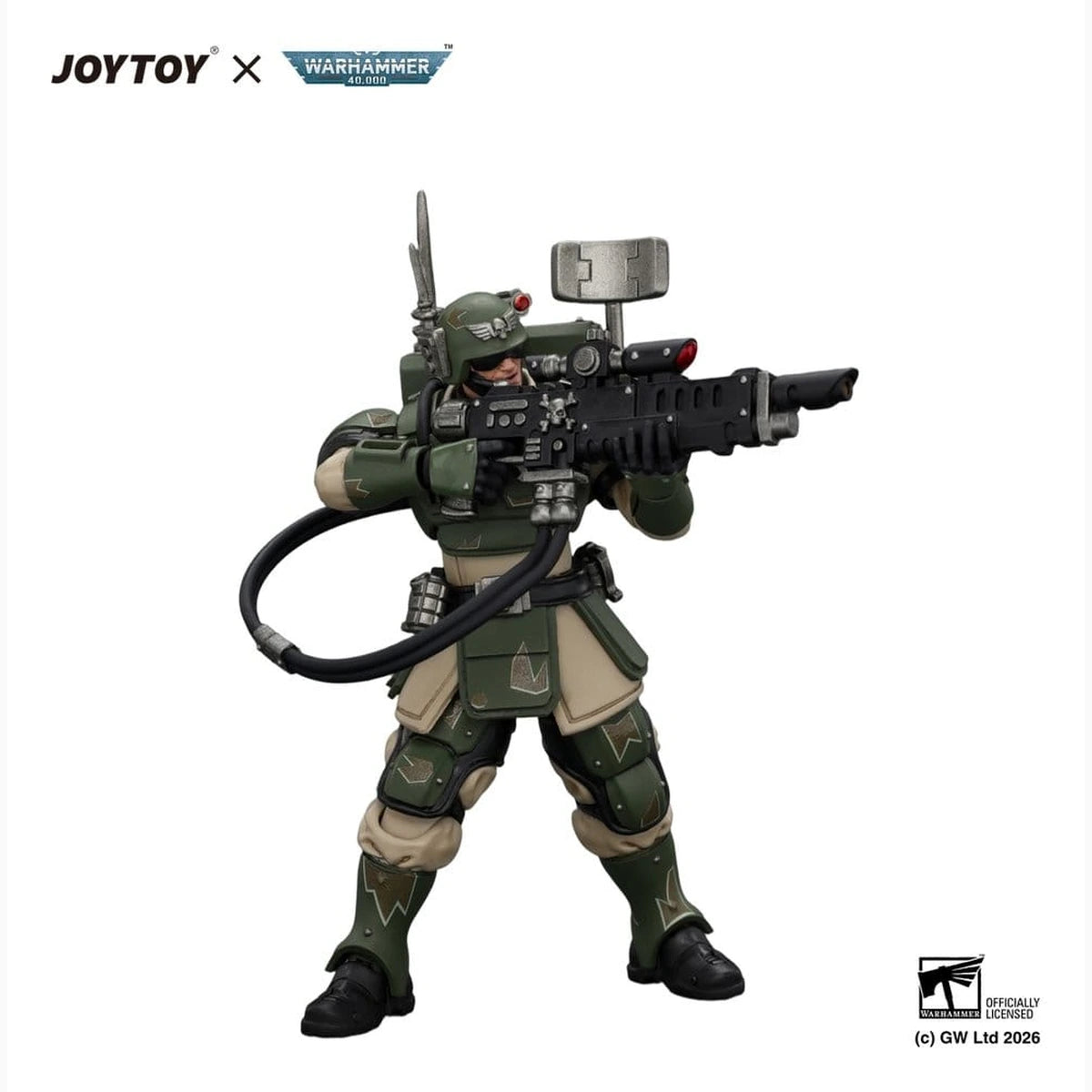 Warhammer figurine Astra Militarum Kasrkin 3 with Hot-shot Lasgun and Vox-caster - Image 4