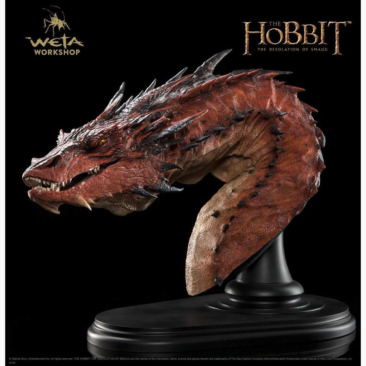 Le Hobbit La Désolation de Smaug buste Smaug 36 cm - Image 4