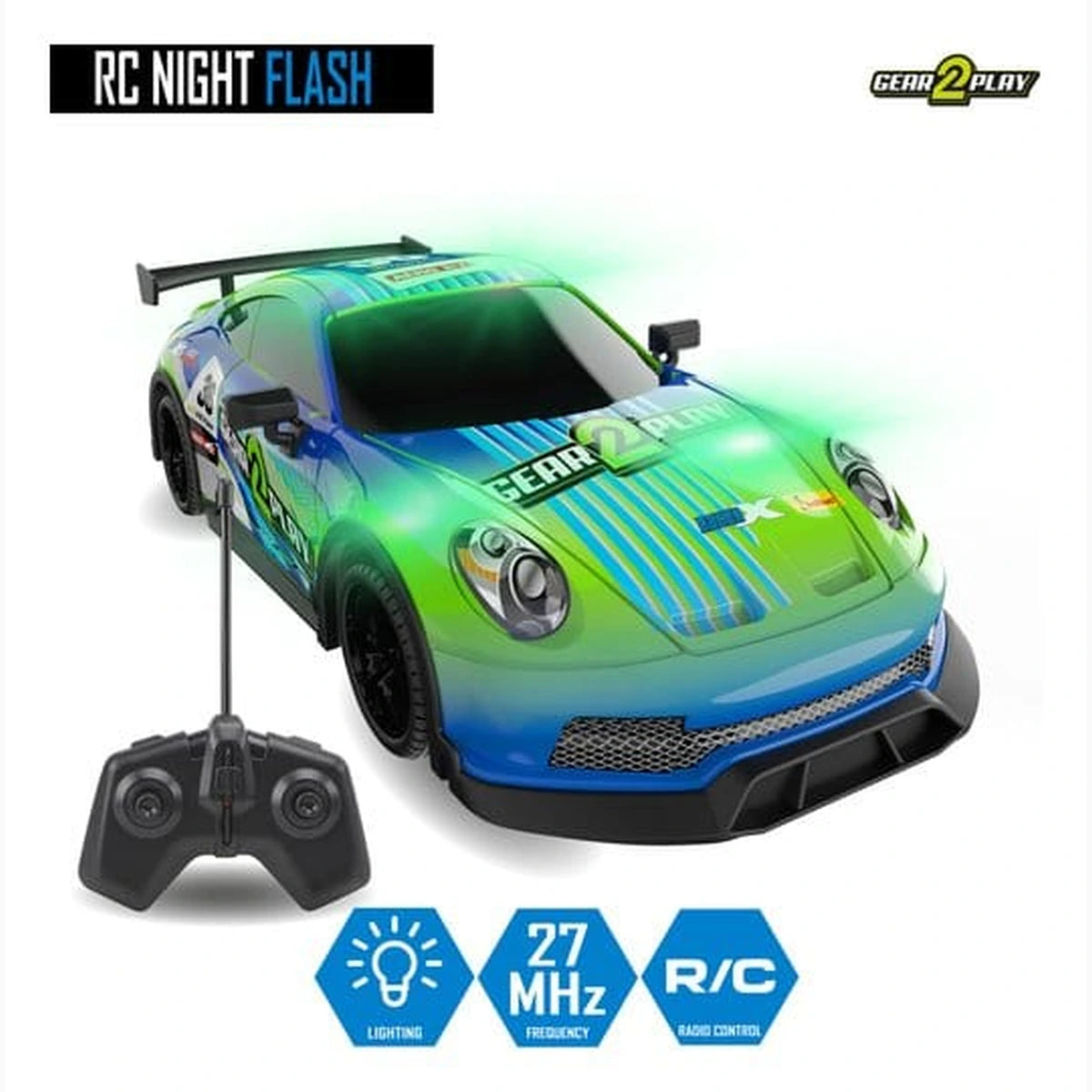 Gear2Play Radiocommandé RC Véhicule Night Flash 1:16 - Image 3