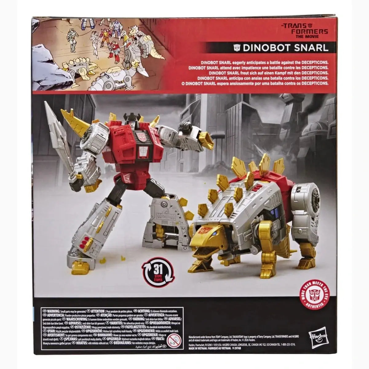 The Transformers: The Movie Studio Series Leader Class figurine Dinobot Snarl 20 cm - Image 3