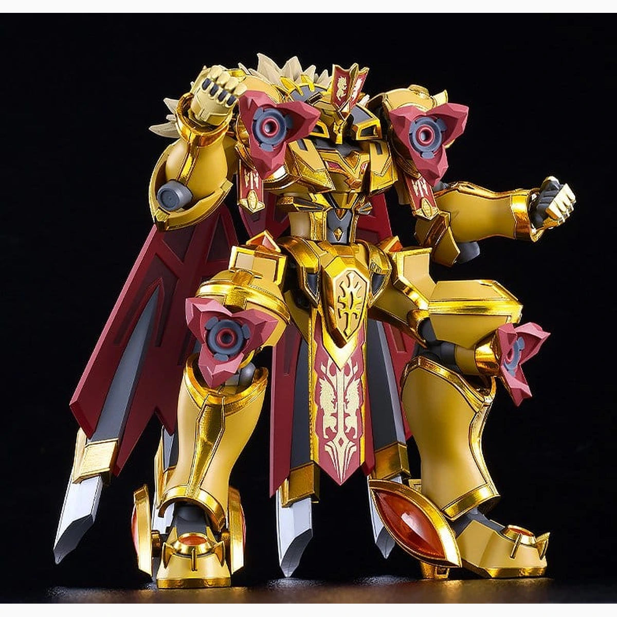 Knight's & Magic Plastic Model Kit Moderoid Goldleo: Royal Metallic Ver. 14 cm - Image 6