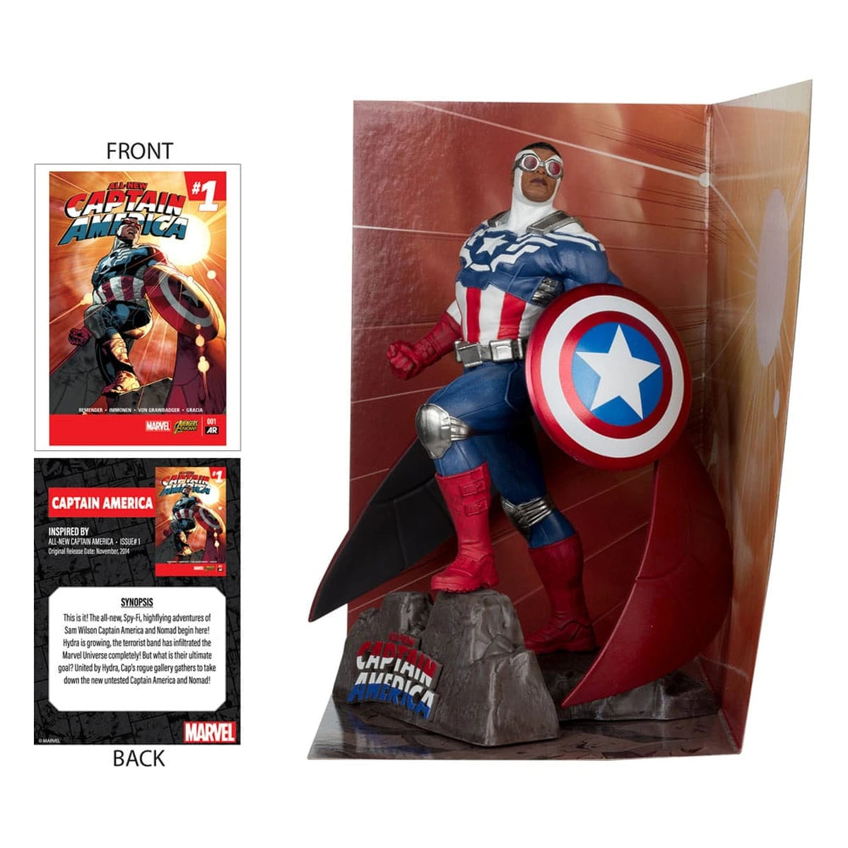 Marvel Collection statuette PVC 1/10 Captain America (All-New Captain America #1) 17 cm - Image 4