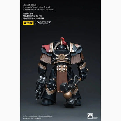 Warhammer The Horus Heresy figurine 1/18 Sons of Horus Justaerin Terminator Squad Justaerin with Thunder Hammer 12 cm - Image 1