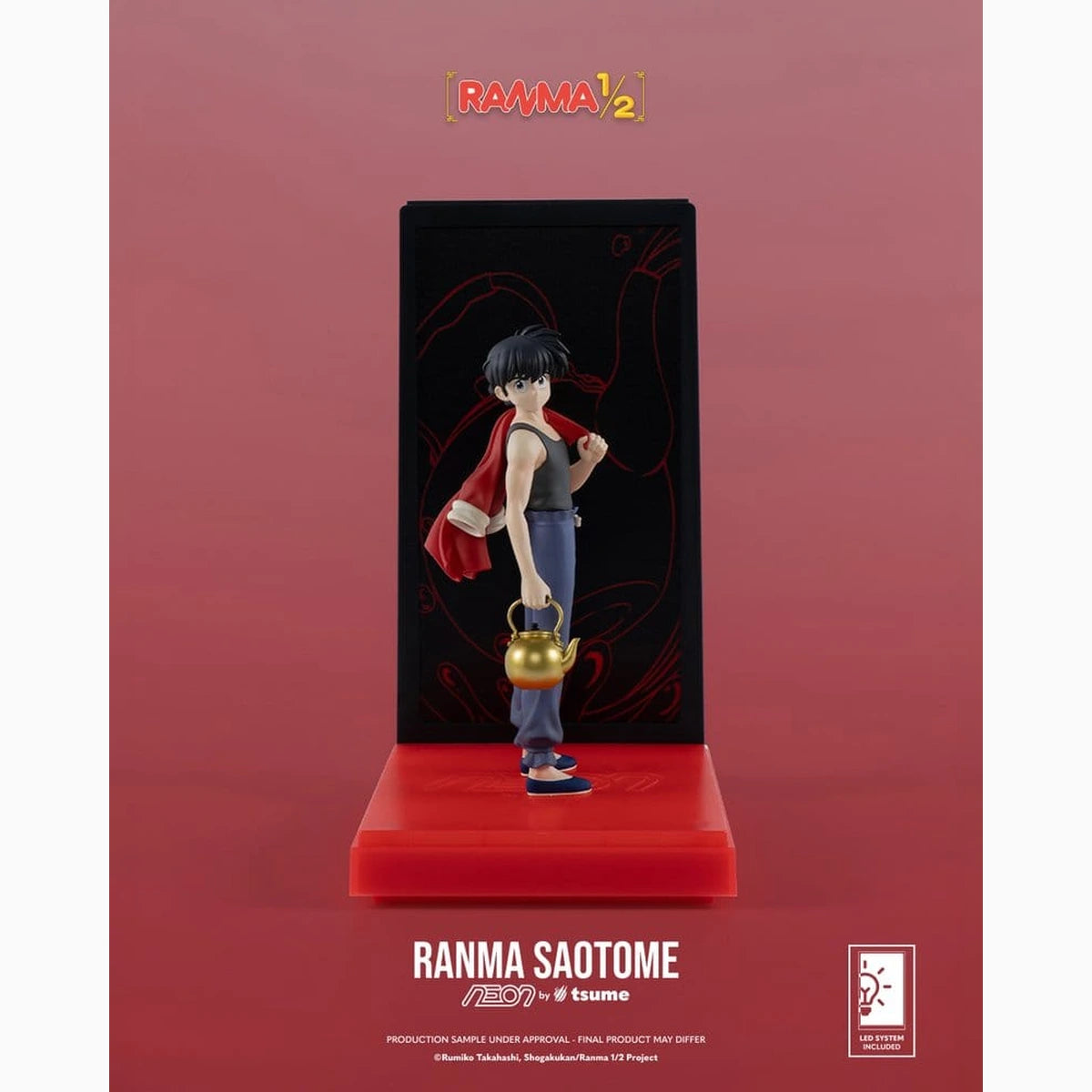 Ranma figurine 1/9 Neon Ranma Saotome Boy 20 cm - Image 1