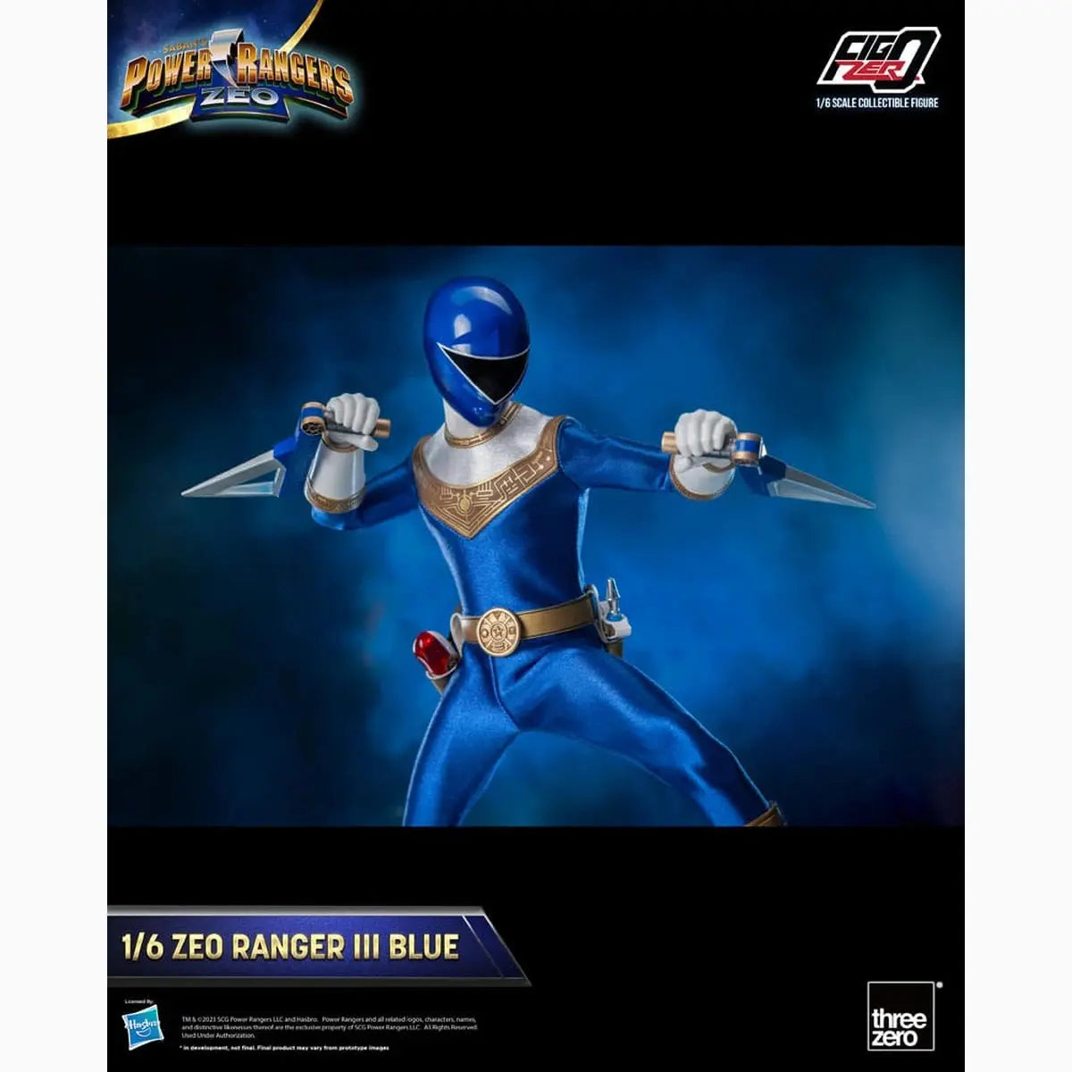 Power Rangers Zeo figurine FigZero 1/6 Ranger III Blue 30 cm - Image ajoutée 12