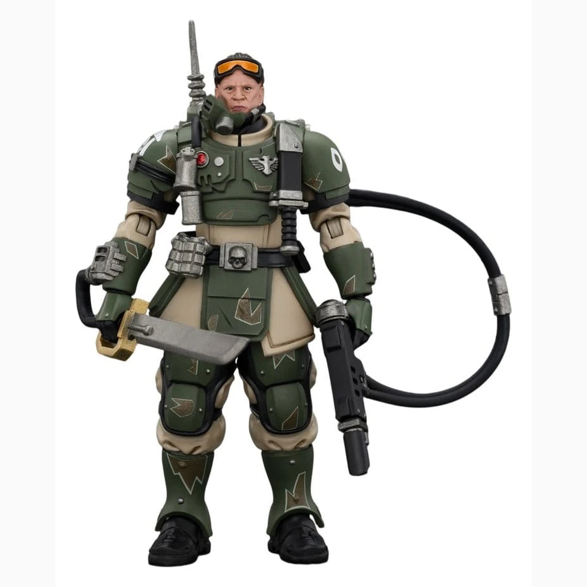 Warhammer figurine Astra Militarum Kasrkin 7 with Hot-shot Laspistol and Power Sword - Image 1