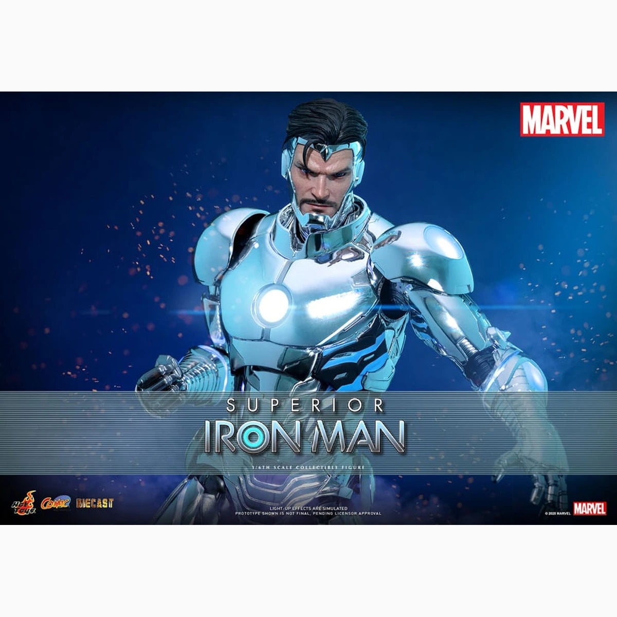 Marvel figurine Comic Masterpiece Diecast 1/6 Superior Iron Man 32 cm - Image 3