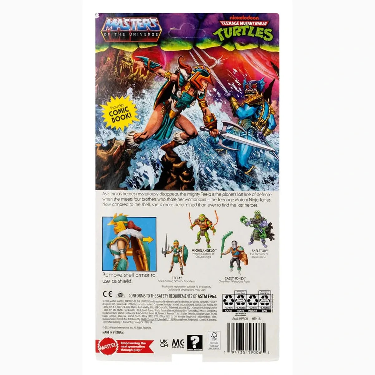 MOTU x TMNT: Turtles of Grayskull figurine Teela 14 cm - Image 6