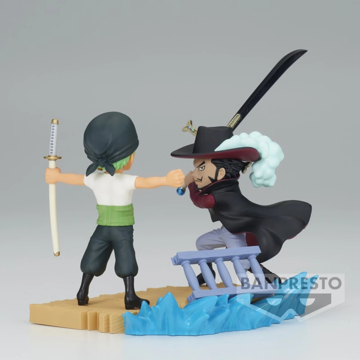 ONE PIECE - WORLD COLLECTABLE FIGURE LOG STORIES - RORONOA ZORO VS DRACULE.MIHAWK - Image 3