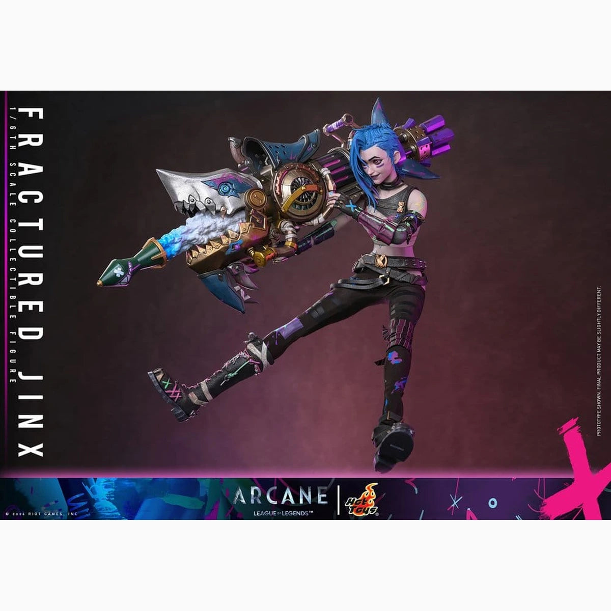 Arcane figurine 1/6 Fractured Jinx 28 cm - Image 5