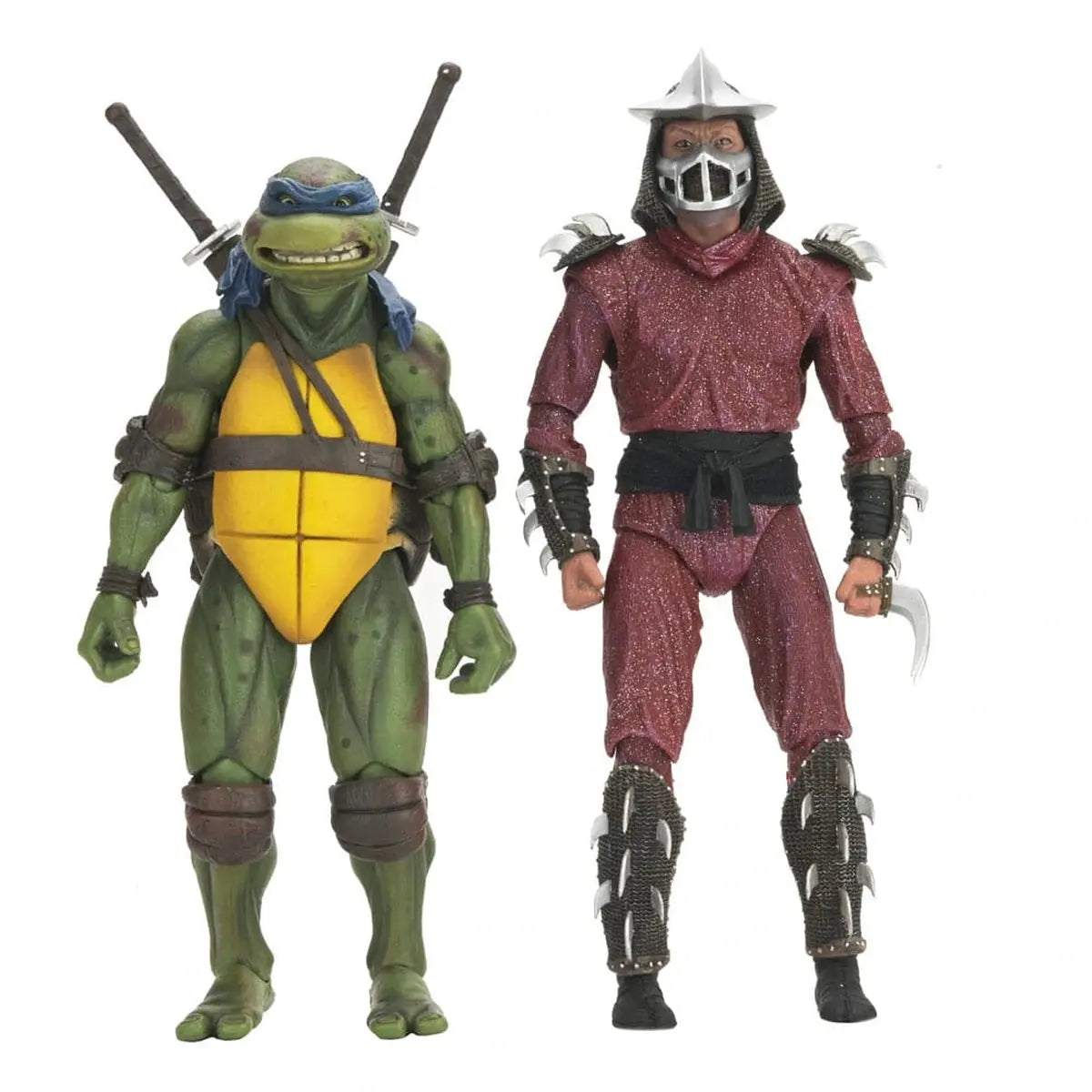 Tortues Ninja (1990 Movie) figurine Roof Top Battle Shredder vs Leo 18 cm - Image ajoutée 21