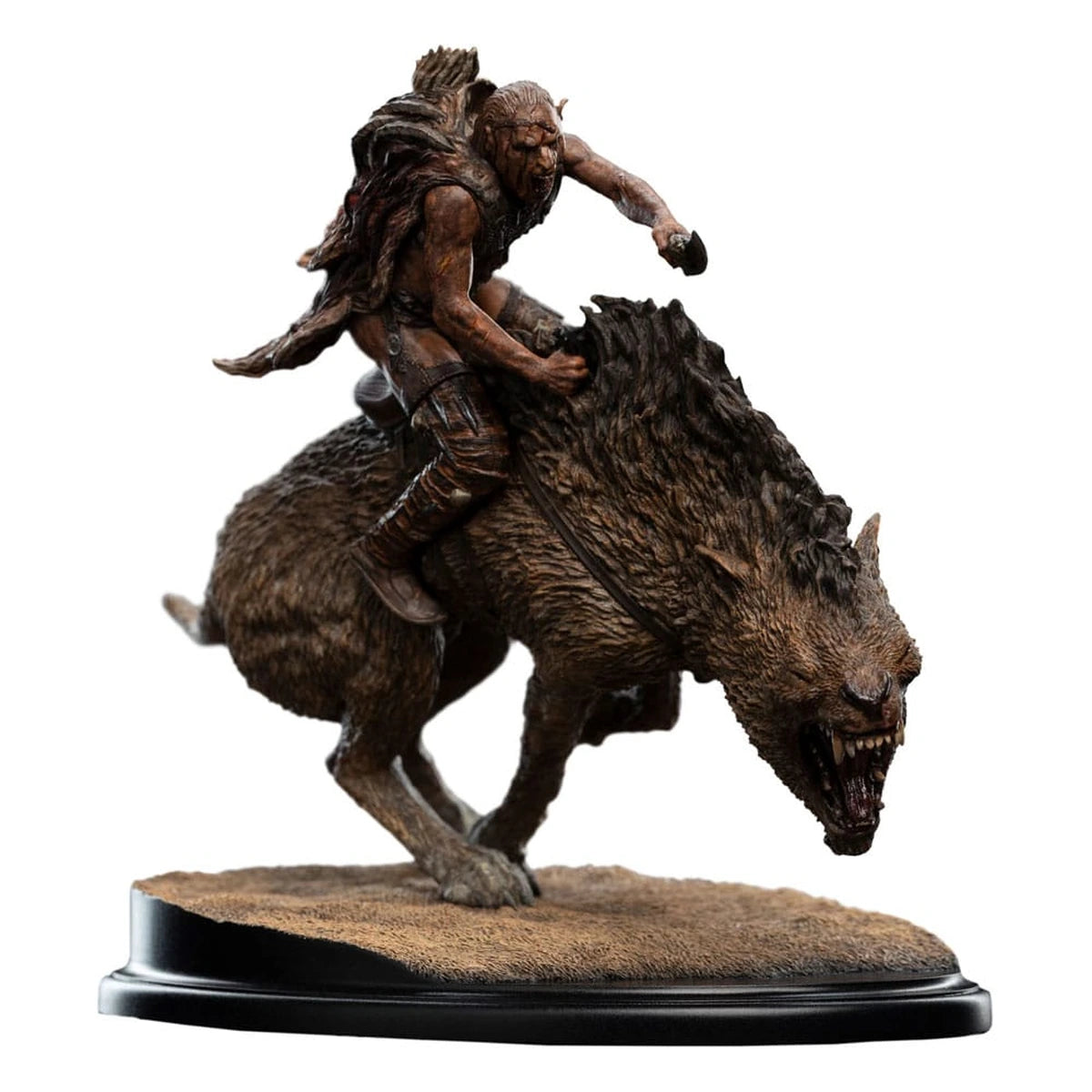Le Seigneur des Anneaux statuette Sharkû on Warg 18 cm - Image 1