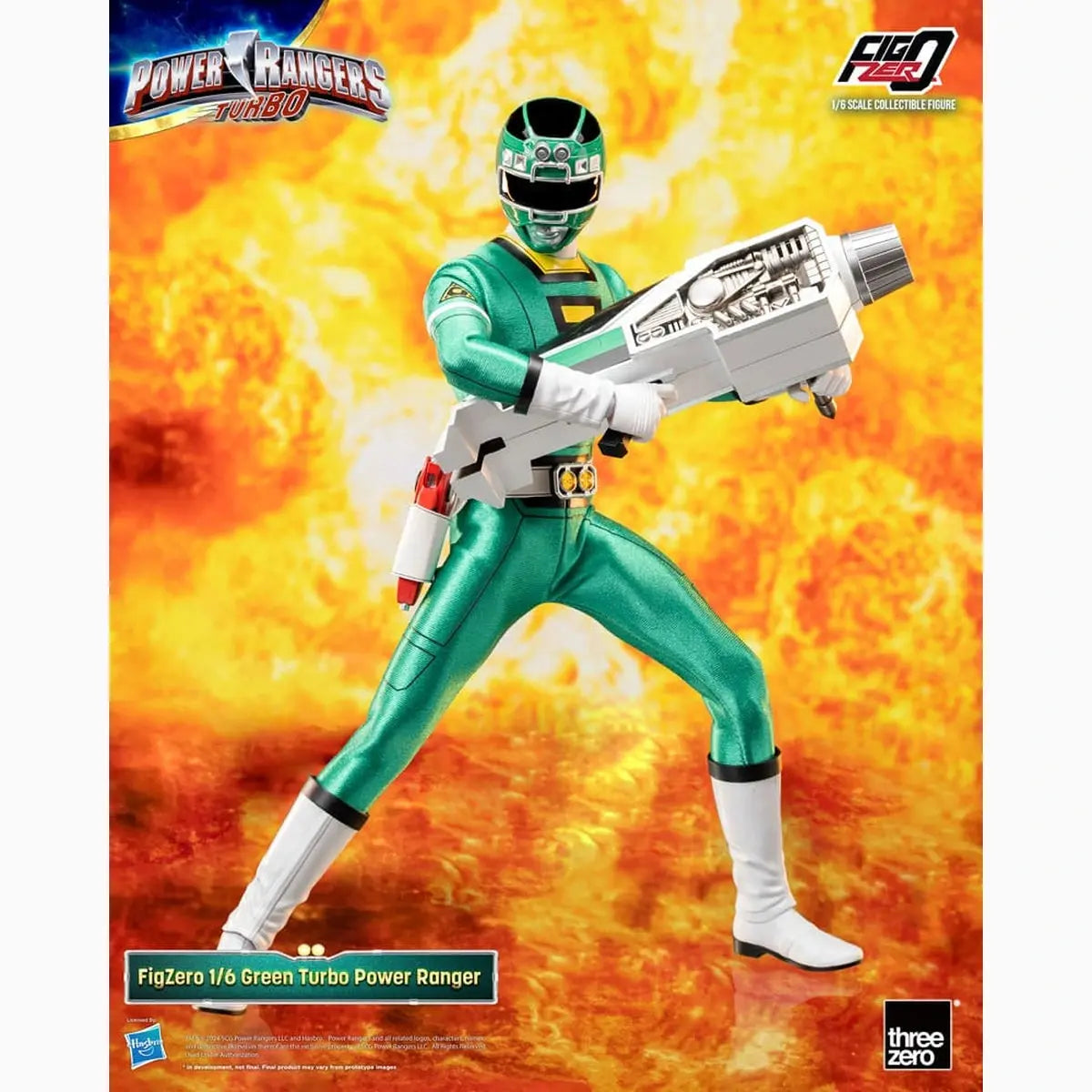 Power Rangers Turbo figurine FigZero 1/6 Green Turbo Power Ranger 30 cm - Image ajoutée 8
