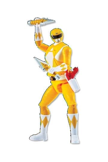 Power Rangers Season 2 Auto-Morphin figurine Yellow Ranger Playmates