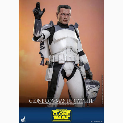 Star Wars: The Clone Wars figurine 1/6 Clone Commander Wolffe 30 cm - Image 6