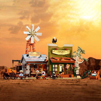Lumibricks The Old West 14015 Western Carpentry Workshop - Image 2