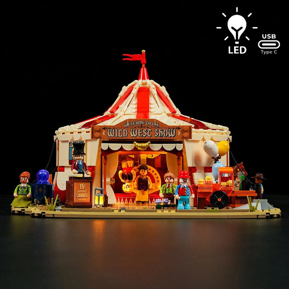 Lumibricks The Old West 14010 Traveling Circus - Image 1